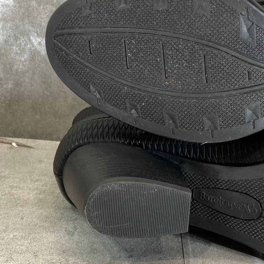 BARETRAPS Women's Black Reggie Slip-Resistant Round-Toe Block-Heel Boots SZ 9.5