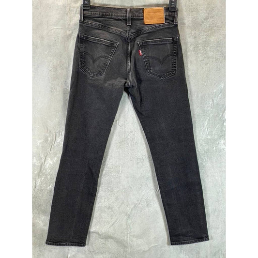LEVI STRAUSS & CO Men's Black 502 Tapered-Fit Jeans SZ 29X30