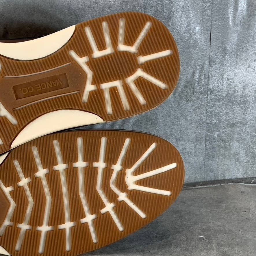 VANCE CO. Men's Brown Faux Leather Jedd Cap Toe Lace-Up Oxford SZ 9.5