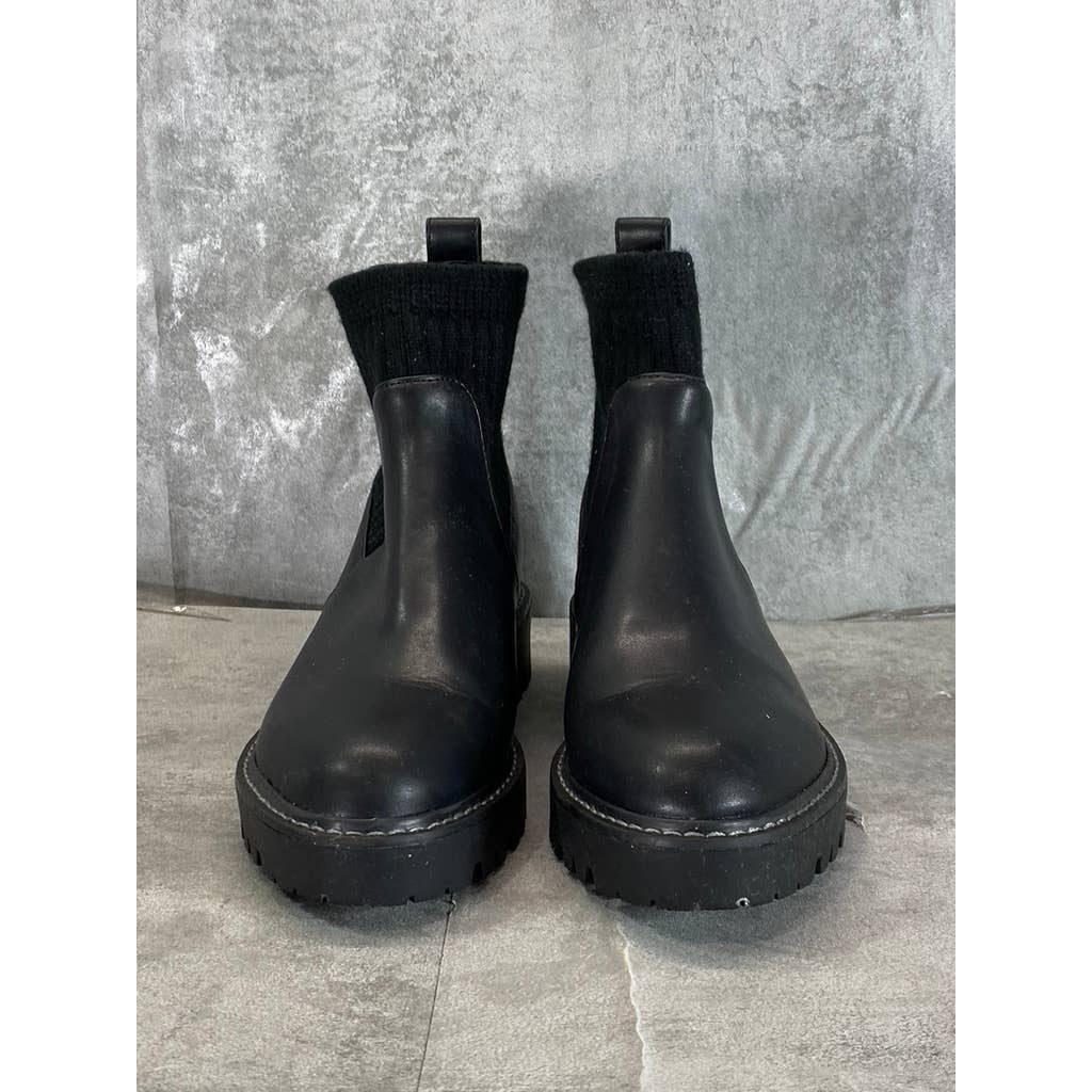 GIANI BERNINI Women's Black Maxxine Memory Foam Pull-On Ankle Boots SZ 7.5