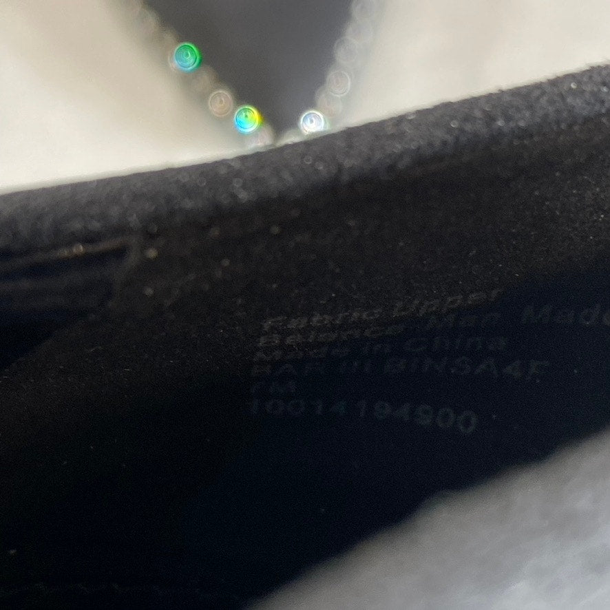 BAR III Women's Black Micro Binsa Ball-Chain Trim Pointed-Toe Pumps SZ 7