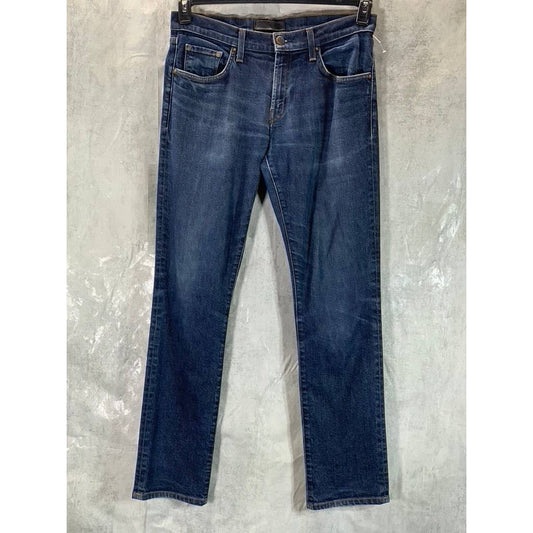 J BRAND Men's Blue Denim Slim Straight-Leg Jeans SZ 31