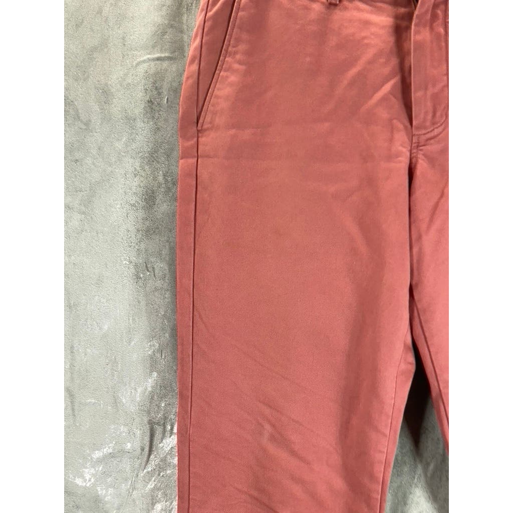 J.CREW Men's Coral Broken-In Straight-Leg Chino Pants SZ 32X32