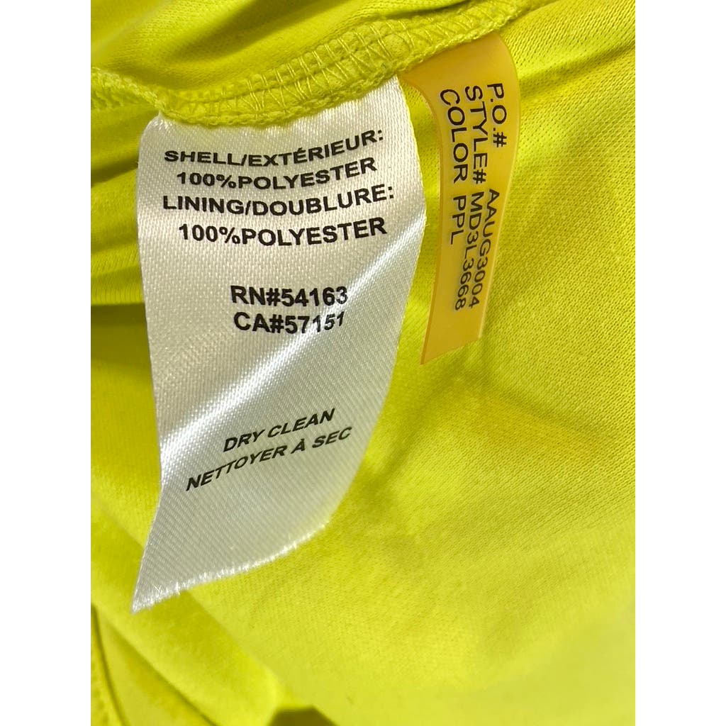 MARC NEW YORK ANDREW MARC Women's Dark Blue Lace V-Neck 3/4 Sleeve Dress SZ M