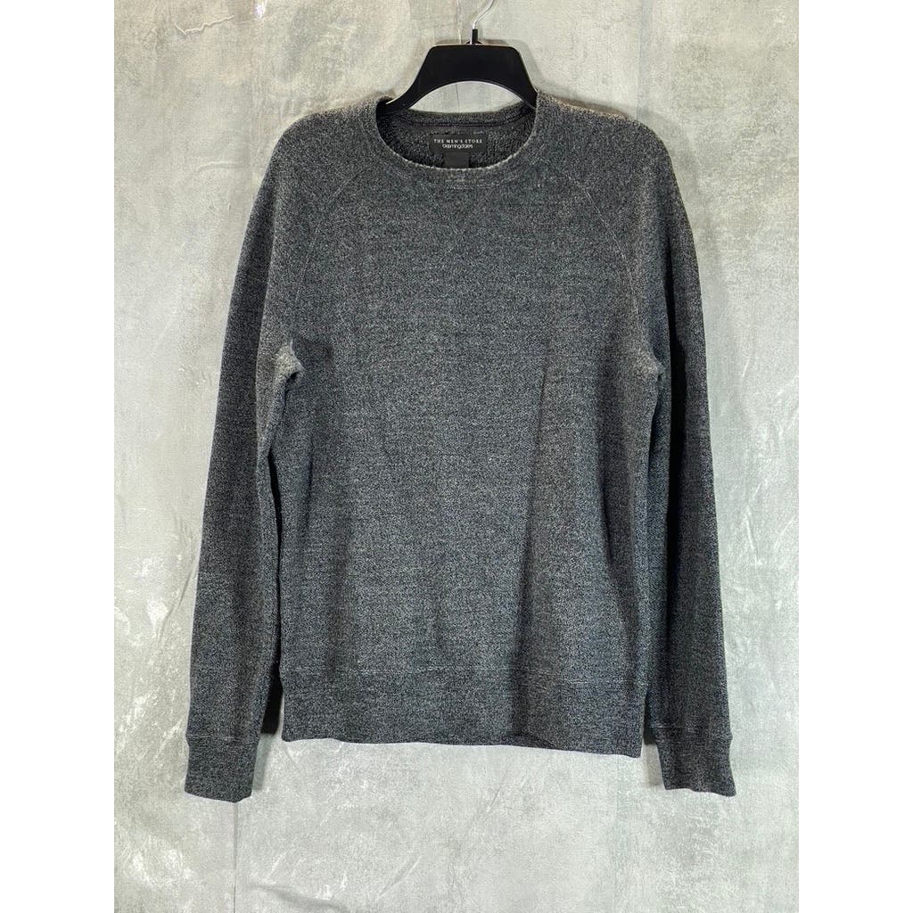 THE MEN'S STORE At Bloomingdale's Dark Grey Crewneck Merino Wool Sweater SZ M