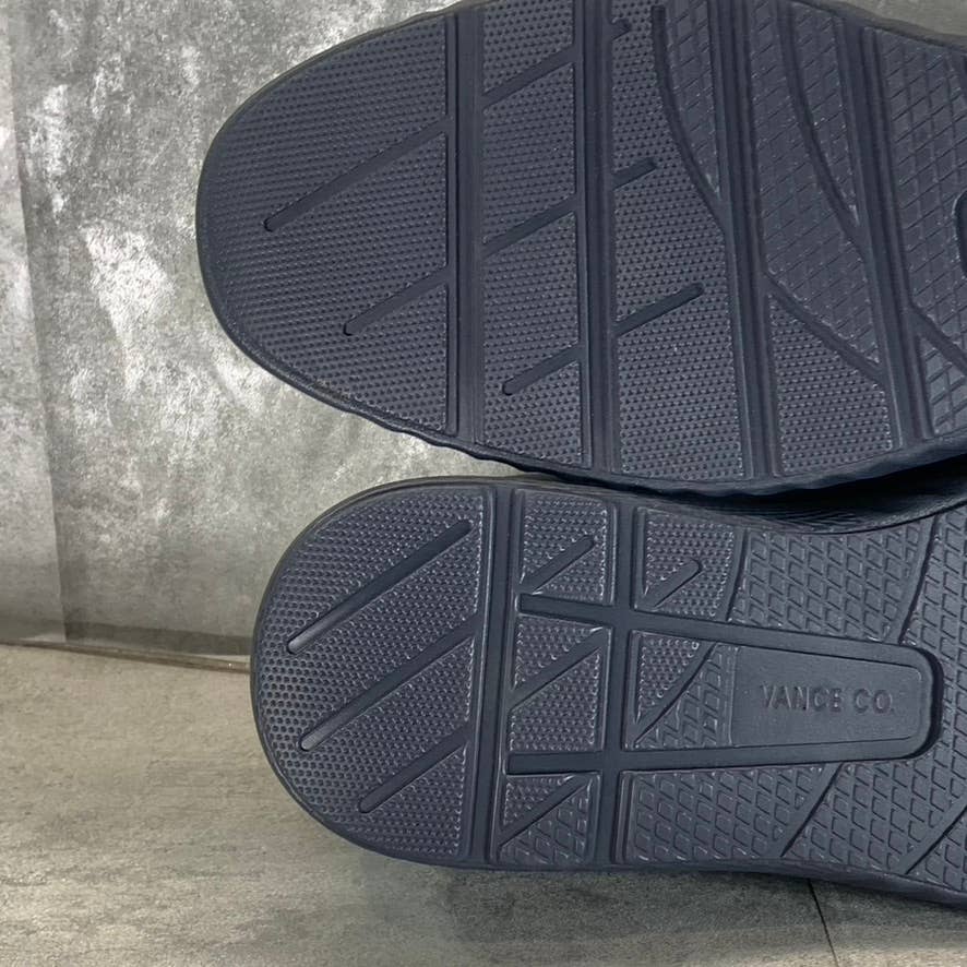 VANCE CO. Men's Navy Claxton Tru Comfort Foam Knit Lace-Up Sneakers SZ 11.5