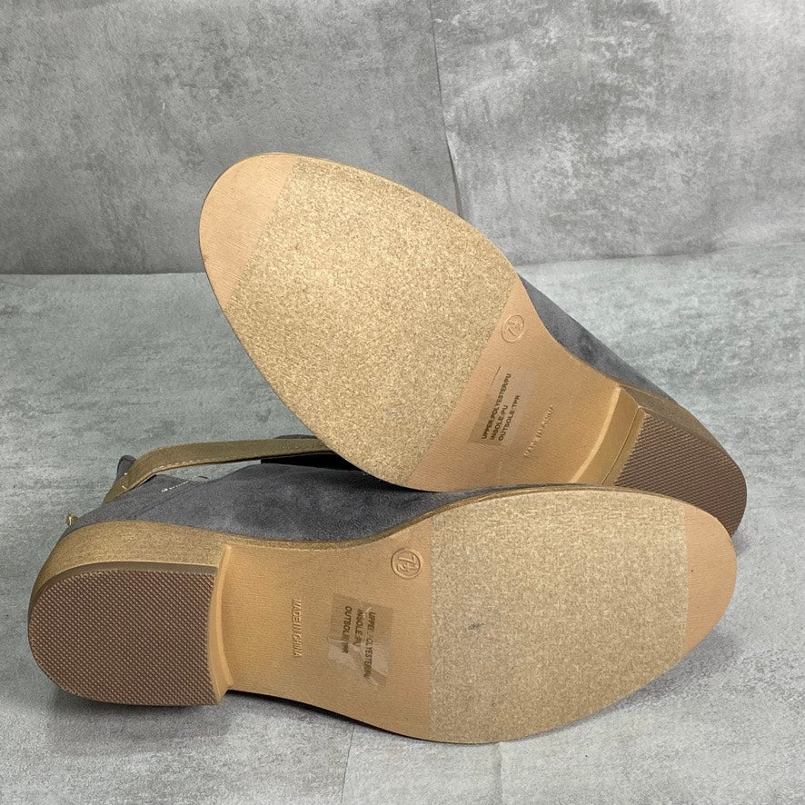 JOURNEE COLLECTION Gray Mavrik Bootie SZ 7.5