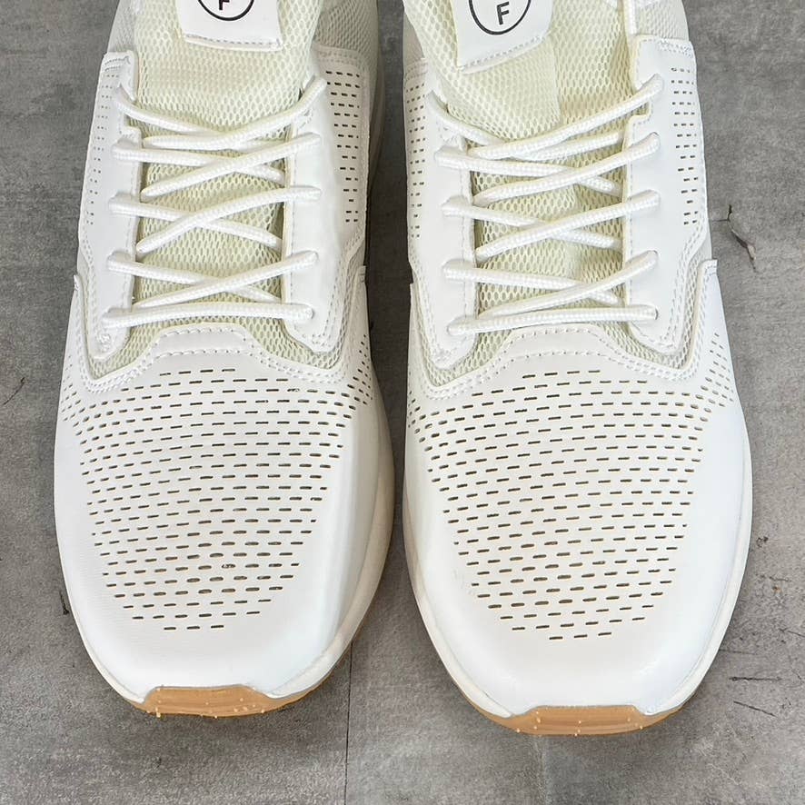 RESERVED FOOTWEAR NEW YORK Men's White The Chantrey Lace-Up Sneakers SZ 10.5
