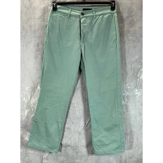 UNIS Men's Green Relaxed-Fit Ford Chino Pants SZ 32