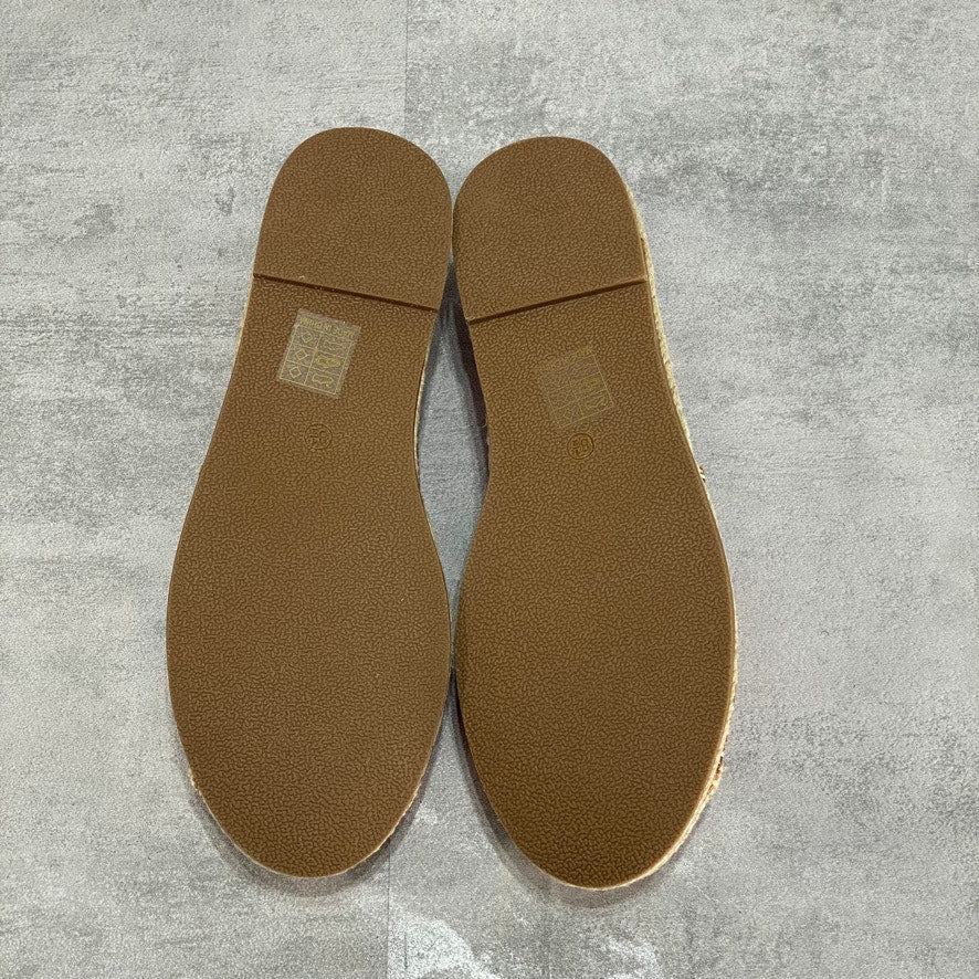 JOURNEE COLLECTION Red Rosela Espardille Flats SZ 8.5