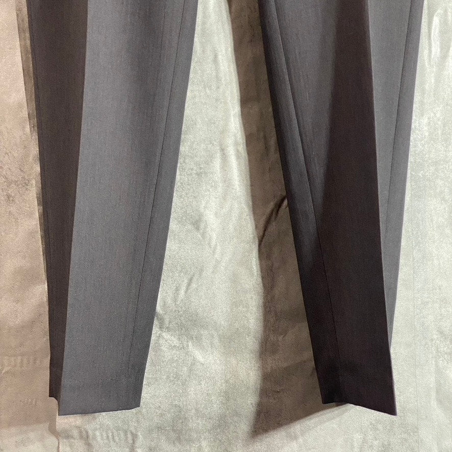 THE SAVILE ROW COMPANY Men's Gray Brixton Flat Front Suit Pants SZ 34