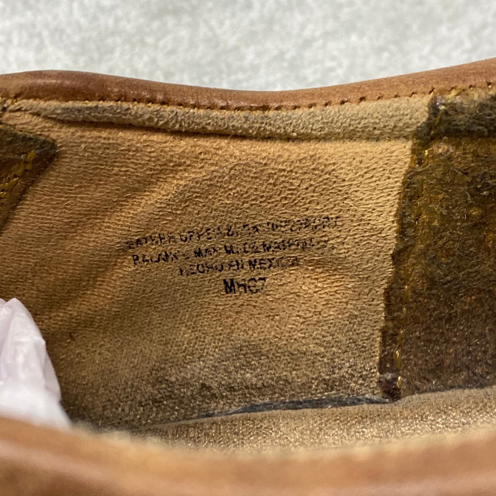 BORN Women's Brown Leather Side-Zip Slip-On Loafers SZ 7.5