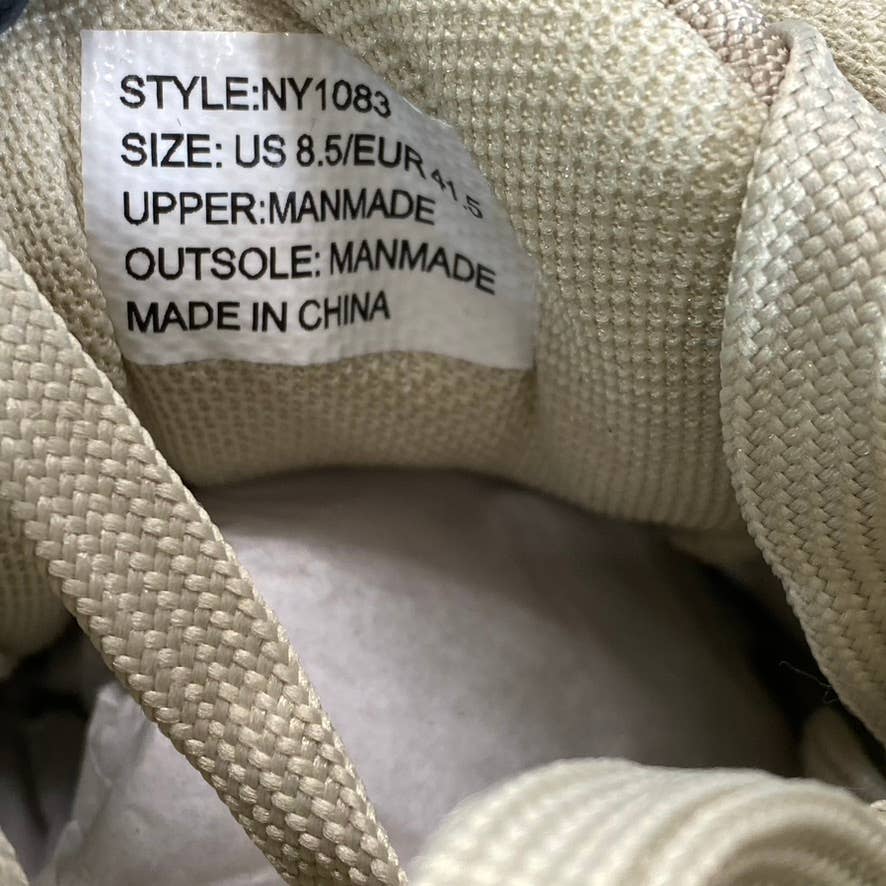 NEW YORK & COMPANY Men's Beige Harvey Low-Top Lace-Up Sneakers SZ 8.5