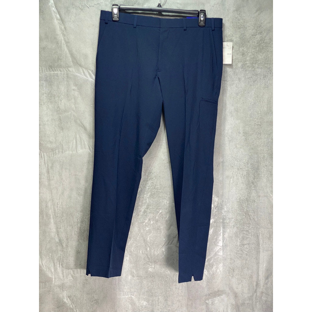 PERRY ELLIS Solid Blue Suit Pants SZ 36X30