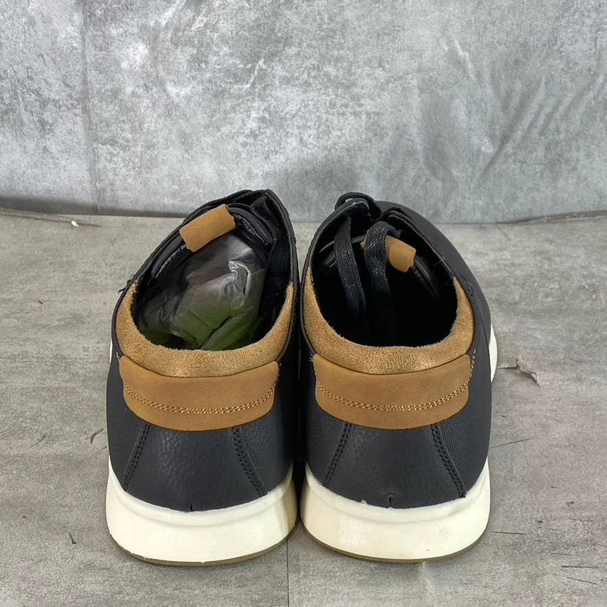 VANCE CO. Men's Black Aydon Casual Memory Foam Lace-Up Sneakers SZ 11