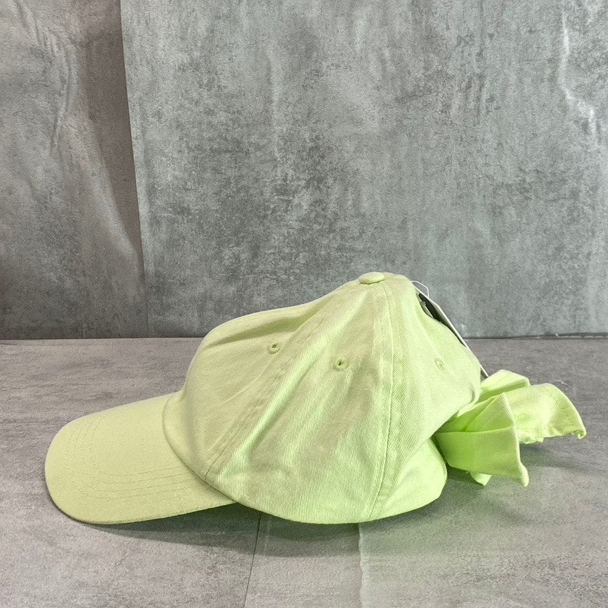 BP. Women's Solid Green Bow Adjustable Strap Baseball Cap SZ OS