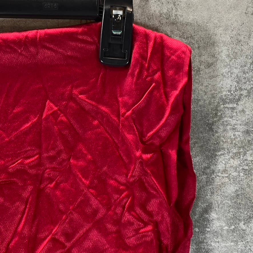 INC INTERNATIONAL CONCEPTS Women's Baked Apple Solid Knit Wrap Scarf SZ OS