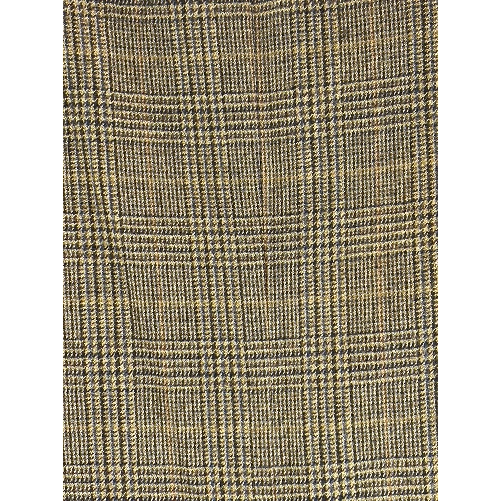 BROOKS BROTHERS 1818 Men's Brown Houndstooth Three-Button Suit Jacket SZ 40R