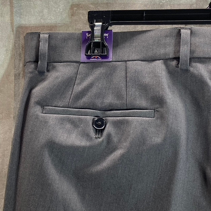 THE SAVILE ROW COMPANY Men's Gray Brixton Flat Front Suit Pants SZ 36