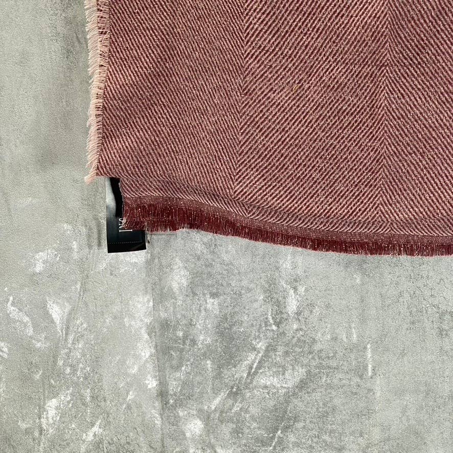 INC INTERNATIONAL CONCEPTS Women's Wine Two-Tone Shine Scarf SZ OS