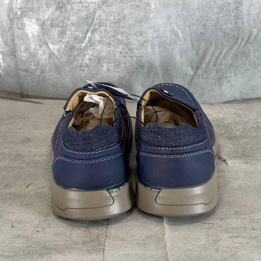 XRAY FOOTWEAR Men's Navy Faux Leather Duane Slip-On Loafers SZ 7.5