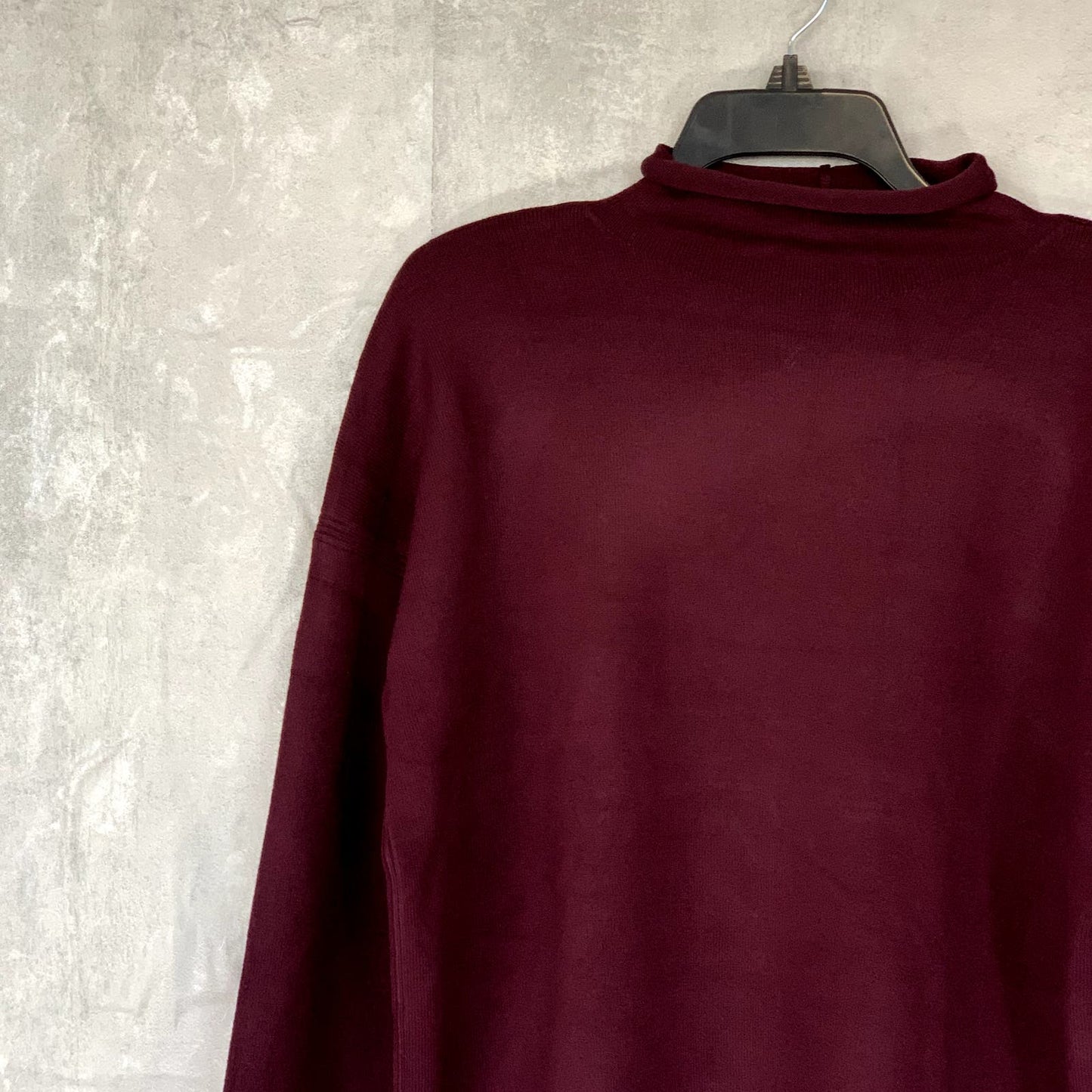 FRENCH CONNECTION Wine Turtleneck Long Sleeve Pullover Sweater SZ XS