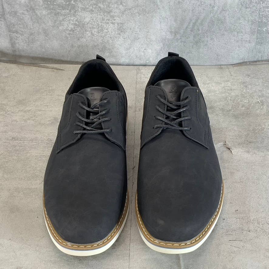 RESERVED FOOTWEAR NEW YORK Men's Black Vertigo Lace-Up Oxford Shoes SZ 9.5