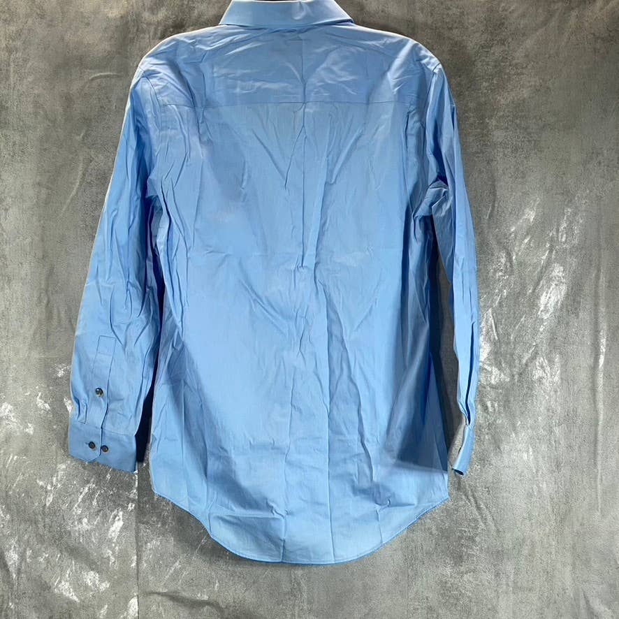 ALFANI Men's Skysail Blue Slim-Fit 2-Way Stretch Button-Up Dress Shirt SZ M