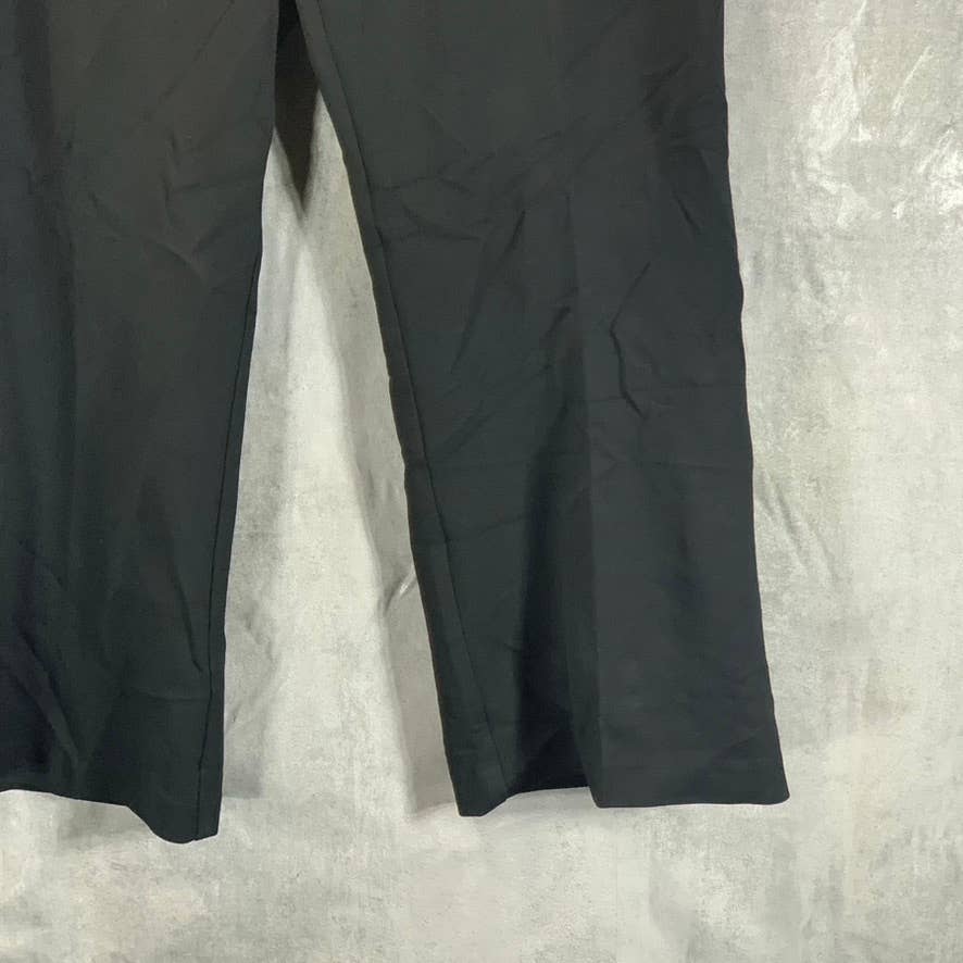 INC INTERNATIONAL CONECEPTS Women's Deep Black High-Rise Regular Flare Pants
