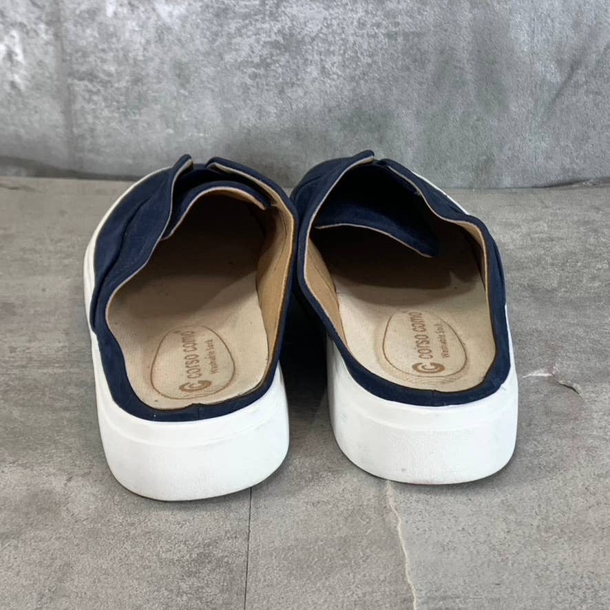 CC CORSO COMO Women's Peacoat Trena Platform Slip-On Mules SZ 7.5