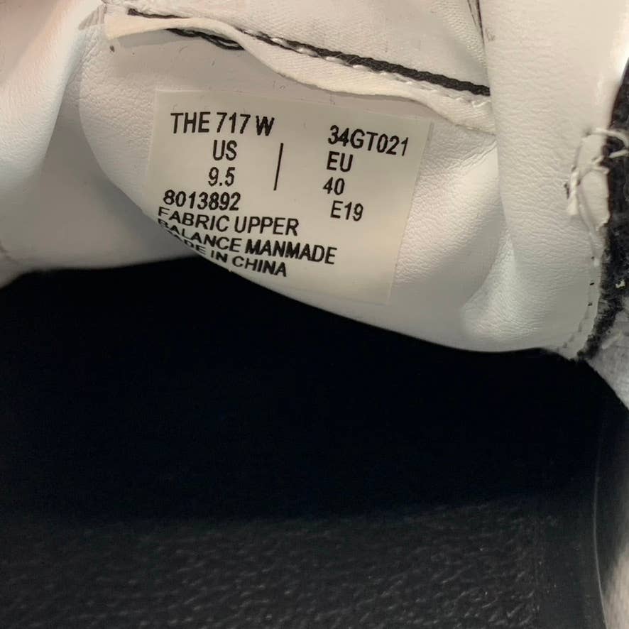 GOATS Women's Black Canvas The 717 Cross Straps Slip-On Sneakers SZ 9.5