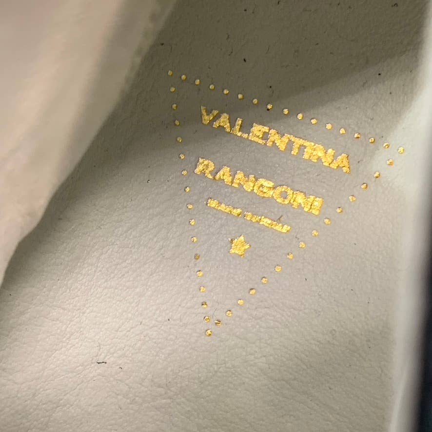 VALENTINA RANGONI Women's Black Serafina High-Top Slip-On Sneakers SZ 6.5