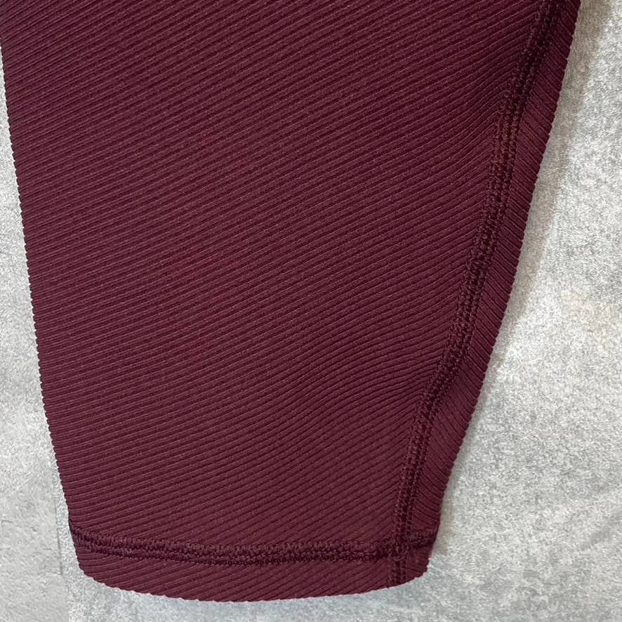 HARMONY & BALANCE Women's Brickstone Ribbed High-Waist Tummy Control Pull-On Active Leggings SZ L