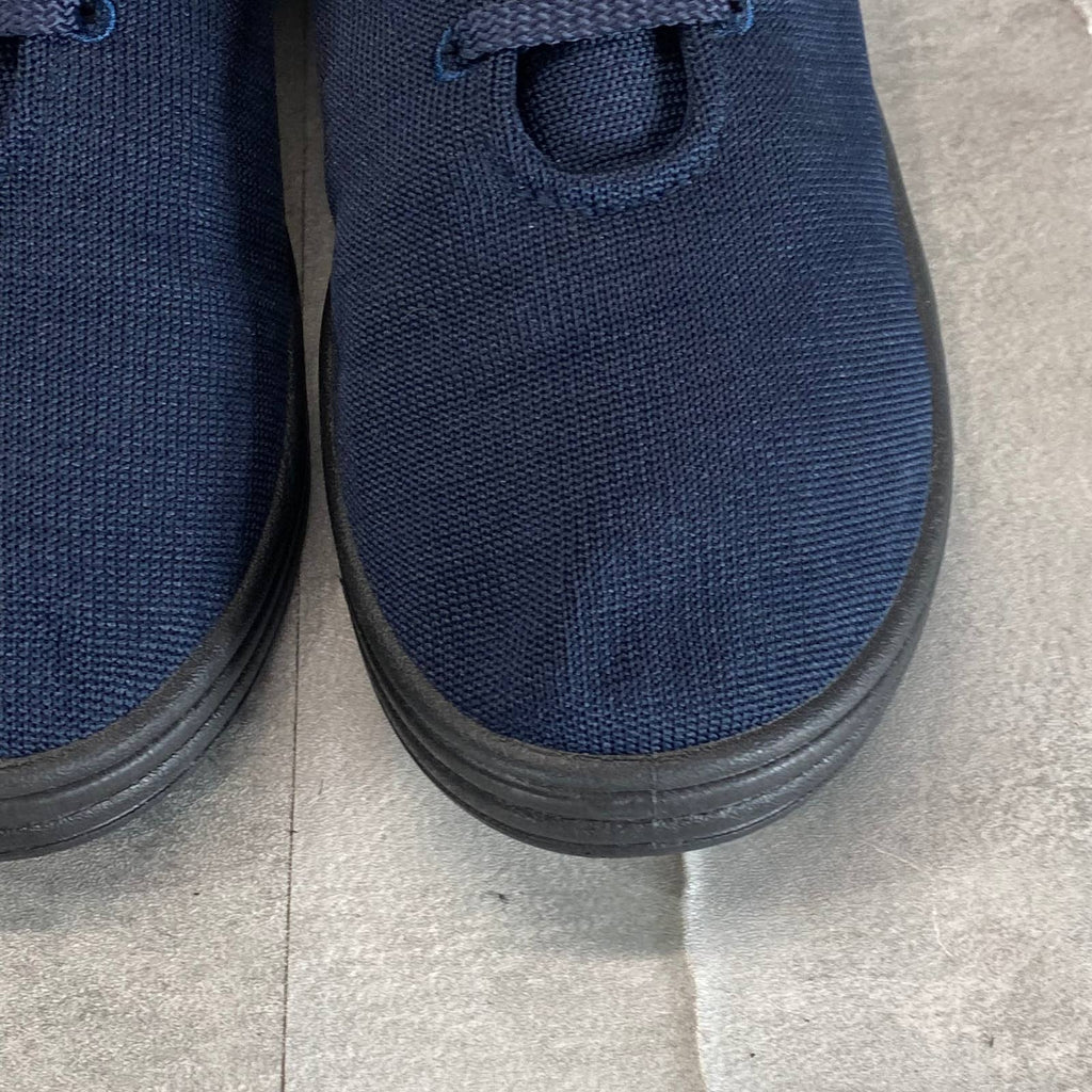 EASY STREET Women's Navy Command Knit Lace-Up Sneakers SZ 8.5