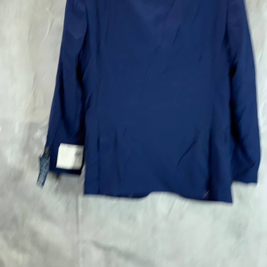 REACTION KENNETH COLE Men's Blue Techni-Cole Slim-Fit Suit Jacket SZ 36R