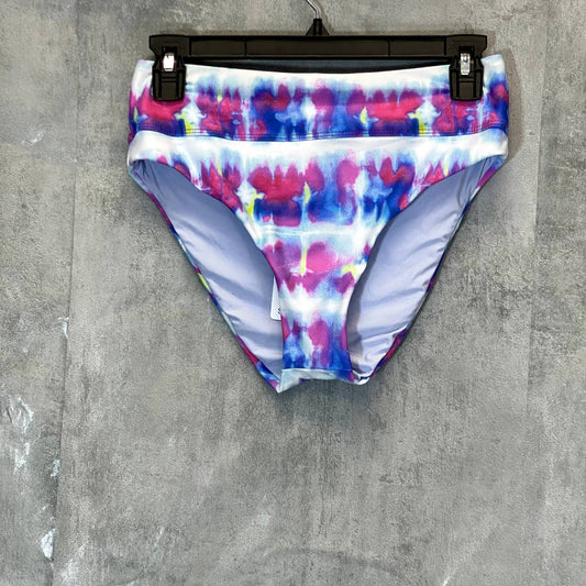 SPLENDID Women's Tie-Dye Sun Daze High-Waist Moderate Coverage Bikini Bottoms SZ S