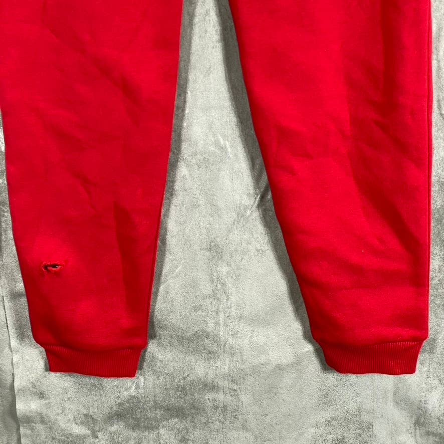 REEBOK Men's Vector Red Identity Classic Fleece Drawstring Logo Jogger Pants SZS
