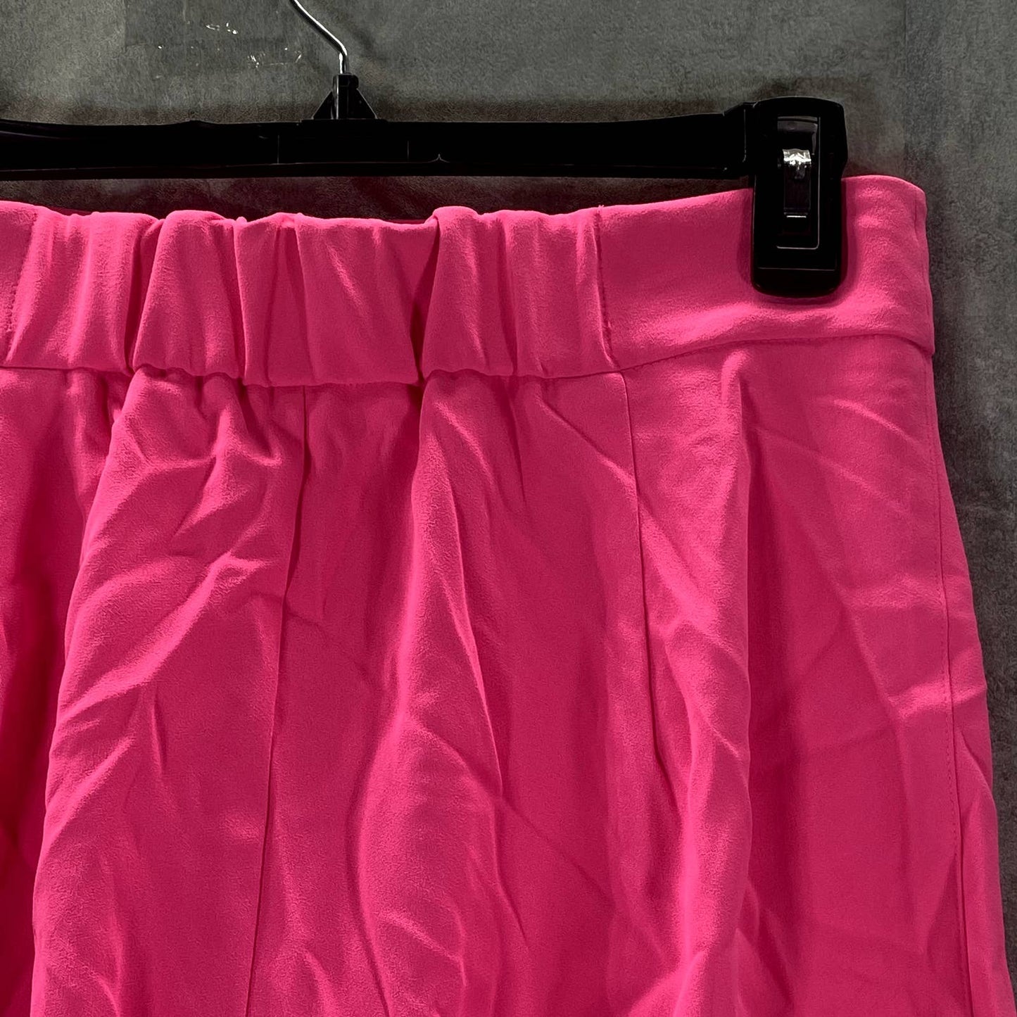 BAR III Women's Neon Pink Fizz High-Waist Cropped Pants SZ M