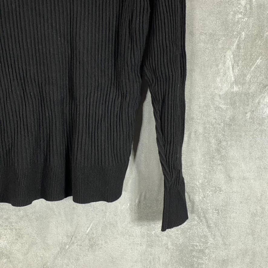 INC INTERNATIONAL CONCEPTS Men's Deep Black Ascher Rollneck Sweater SZ S
