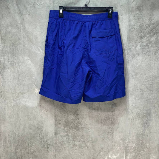 CLUB ROOM Blue Solid Quick Dry Board Shorts SZ S