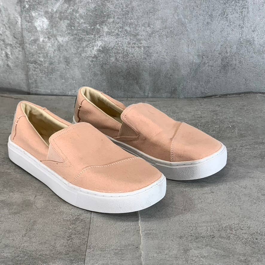 TOMS Women's Salmon Luca Canvas Wrapped Round-Toe Slip-On Sneakers SZ 6
