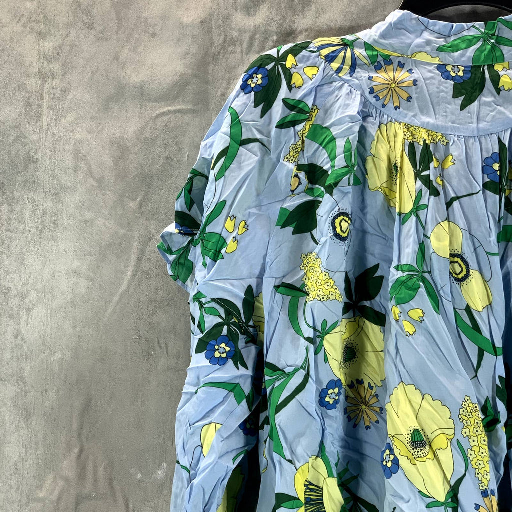 INC INTERNATIONAL CONCEPTS Women's Mabel Bouquet Ruffled Floral-Print Top SZ XL