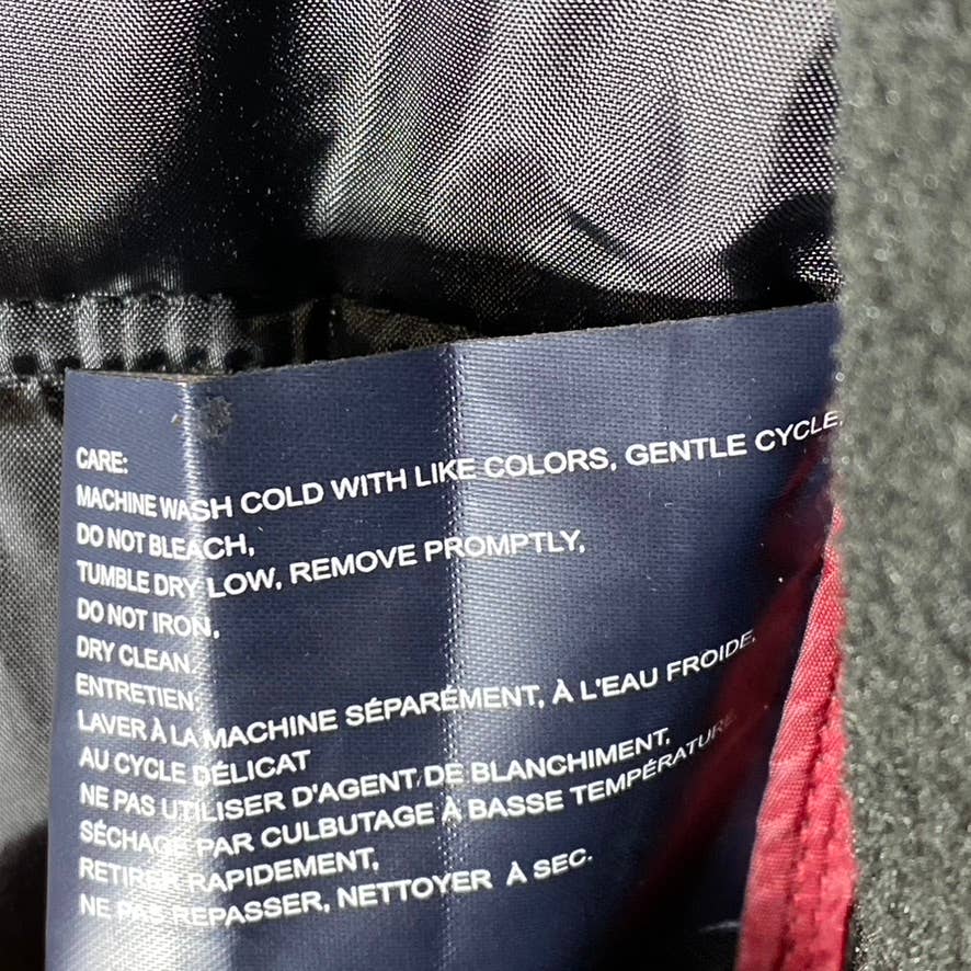 NAUTICA Men's Black Solid Mixed Media Lightweight Water-Resistant Jacket SZ XL