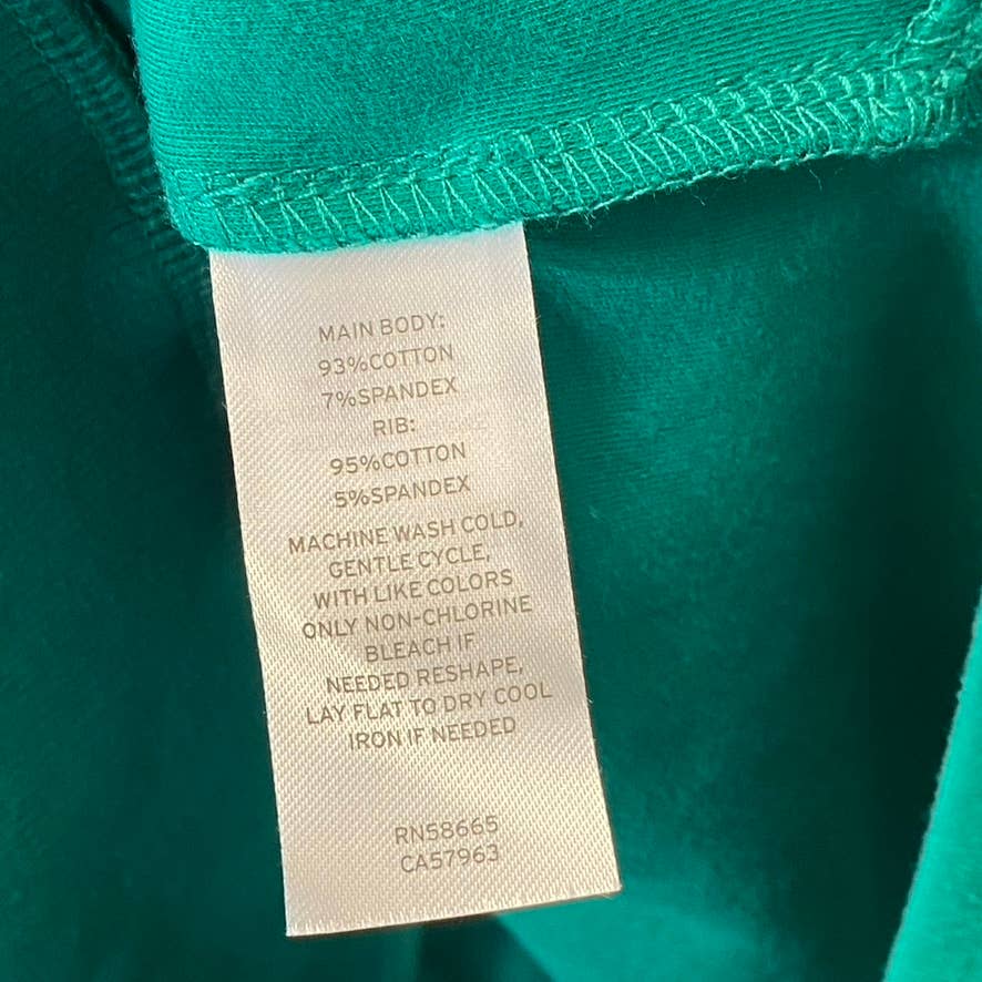 BP. Women's Green Trekking Oversized Crewneck High-Low Hem Pullover Sweater SZ S