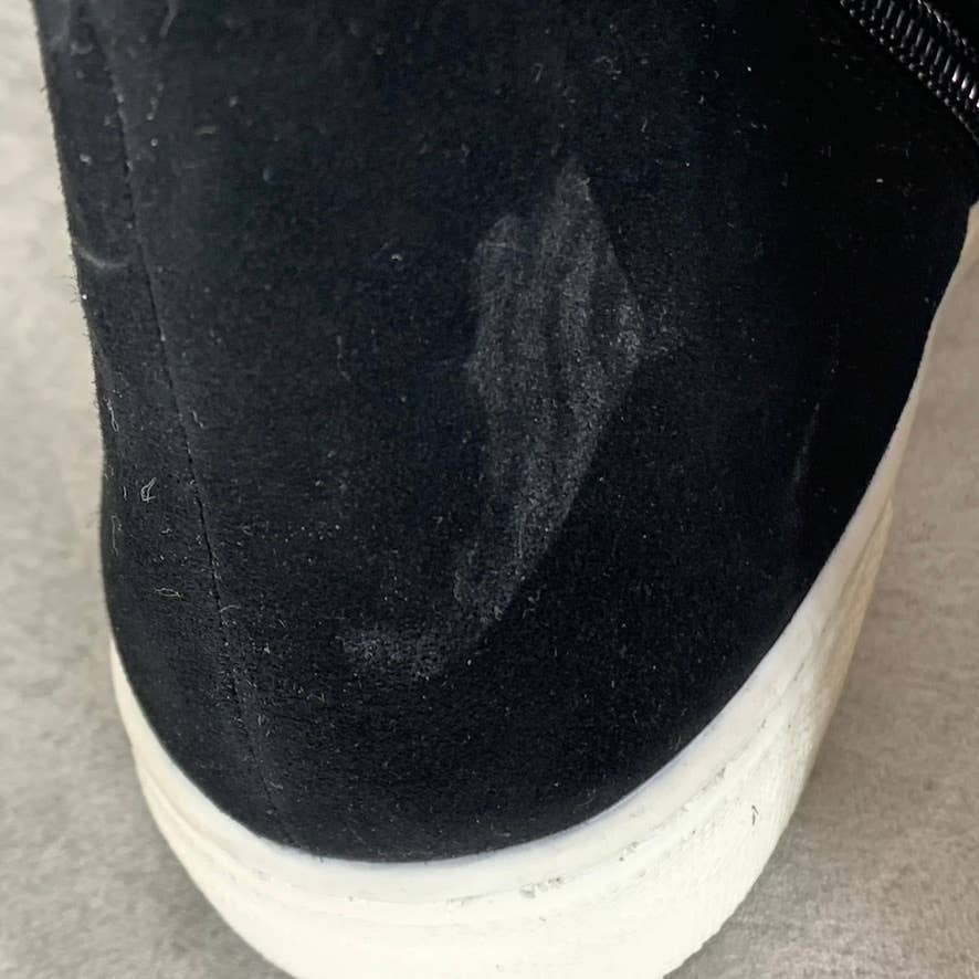 VALENTINA RANGONI Women's Black Serafina High-Top Slip-On Sneakers SZ 6.5