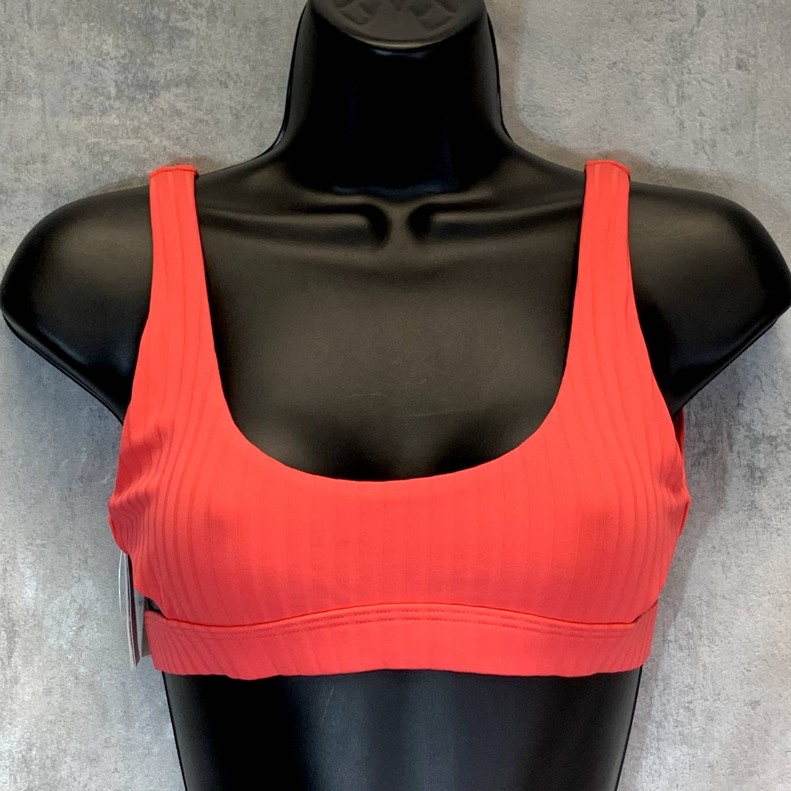 BOUND By BOND-EYE Women's Orange Cutout Pullover Bikini Top SZ XS