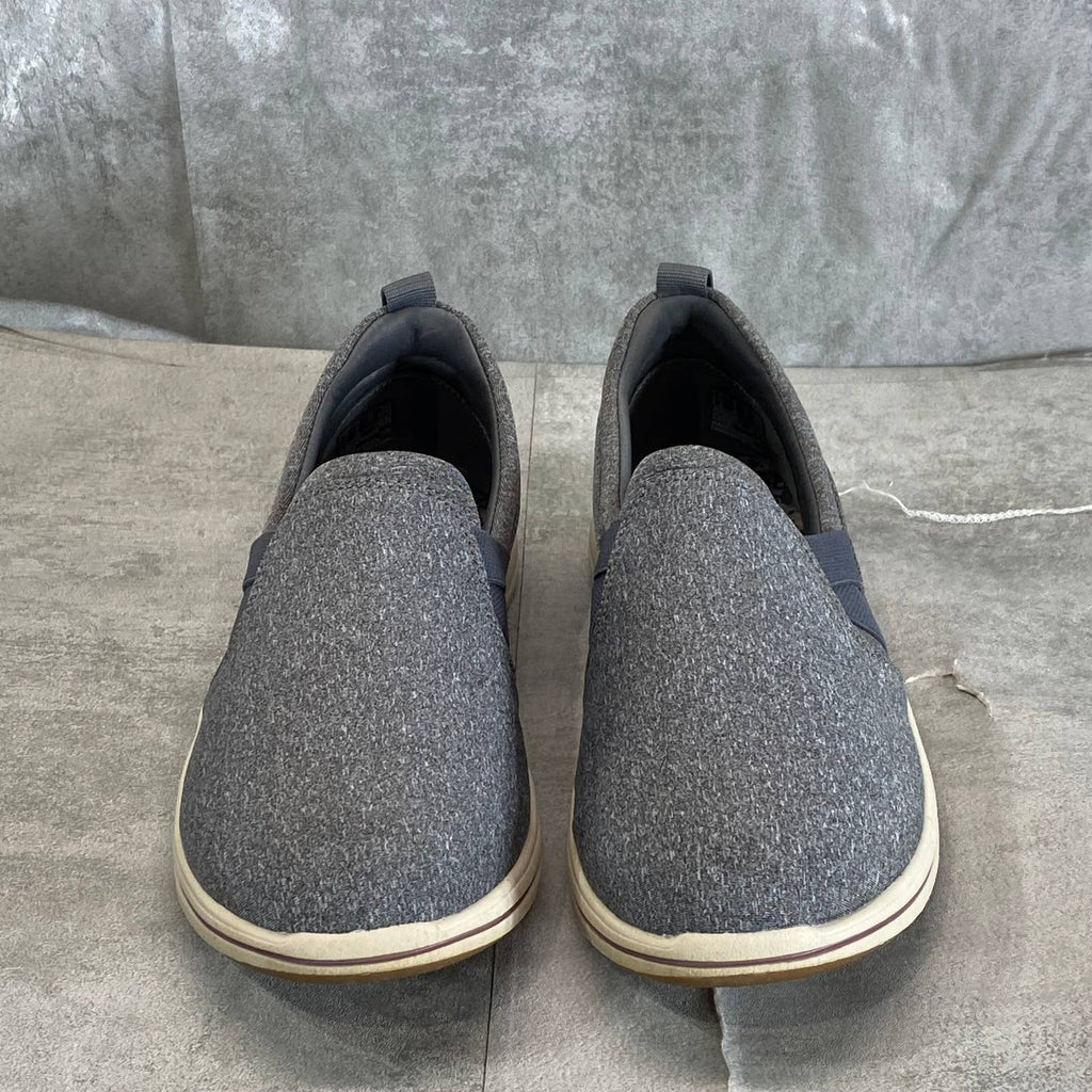 CLARKS CLOUDSTEPPERS Women's Wide Dark Grey Breeze Bali Slip-On Sneakers SZ 6W