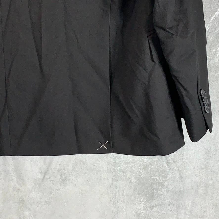 REACTION KENNETH COLE Men's Short Black Techni-Cole Slim-Fit Suit Jacket SZ 40S