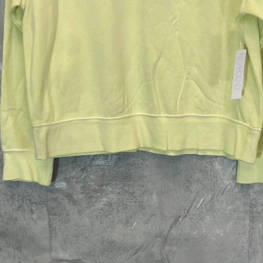 ABOUND Women's Green Crewneck Long Sleeve Light Pullover Sweatshirt SZ M