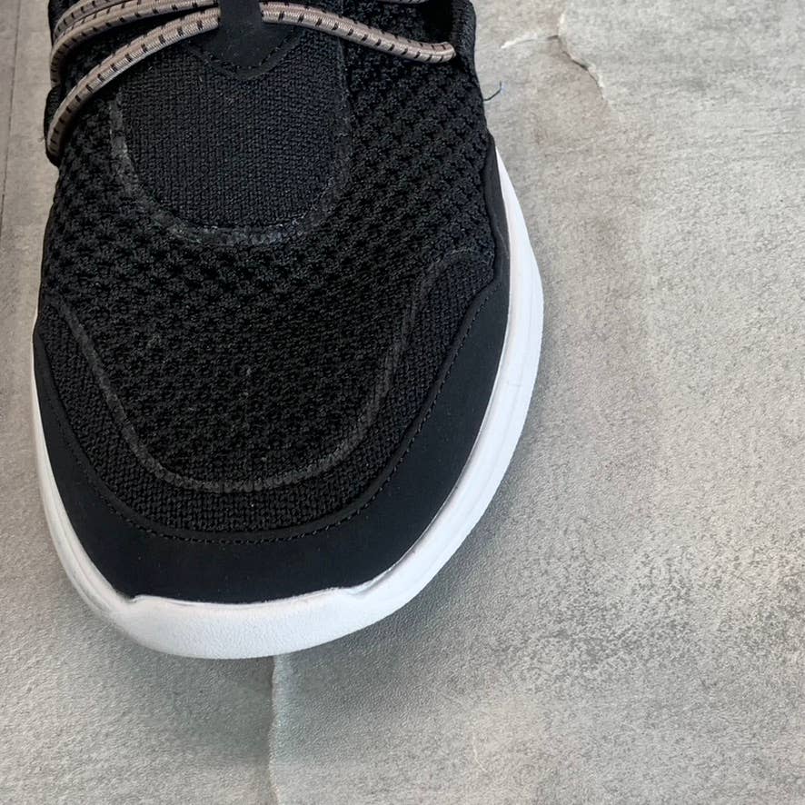 CLARKS Women's Black Combo Fabric Ezera Run Slip-On Sneakers SZ 6.5